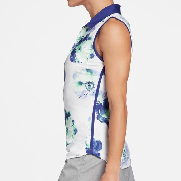 Lady Hagen Magnolia Hydrodri Polo Sleeveless Women's Golf Tennis Sport WGH31219 - Picture 11 of 11